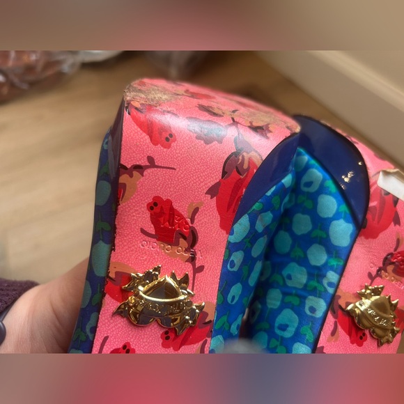 Betsey Johnson Vero Cuoio Womens Platform Size 8.5 Event Prom HOCO Bratcore Y2K - Picture 11 of 15